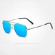 Мужские поляризационные солнцезащитные очки KINGSEVEN 7117 Silver Blue - изображение 3