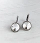 Серьги Hand Made винтажные с кристаллами Swarovski прозрачного оттенка Crystal - изображение 4