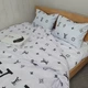 Постільна білизна KoTetextile бязь голд полуторка 155-215 см 50-70 2шт луі вітон білий - изображение 3