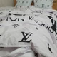 Постільна білизна KoTetextile бязь голд полуторка 155-215 см 50-70 2шт луі вітон білий - изображение 4