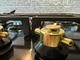 Варочная поверхность газовая Luxor Gold Retro 60 Emaille Turbo Wok Italy BK + круглая подставка Wok в подарок, черный - изображение 7