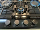 Варильна поверхня газова Luxor Round Vintage 60 Emaille Turbo Wok Italy BK + кругла підставка Wok у подарунок, чорний - зображення 4