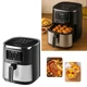Аерофритюрниця Sokany SK-10052 7 л 1700W | Аерогриль без олії | Мультипіч з сенсорним керуванням | 8 програм, 80–200°C - изображение 6