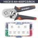 Клещи обжимные Wozobuy HSC8 6-6 кримпер + набор гильз 400 шт для обжима наконечников проводников - изображение 4