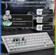 Клавіатура магнітна Attack shark X68 HE White з RGB підсвіткою, магнітні світчі, Rapid Trigger - зображення 5
