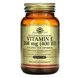 Вітамін Е (d-альфа-токоферол), Vitamin E, Solgar, натуральний, 268 мг (400 МО), 100 гелевих капсул (SOL-03521) - зображення 1