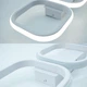 Управляемая светодиодная Смарт люстра ESLLSE CUBES 40 Вт 530x160x55 мм Белая - изображение 4