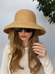 Жіночий капелюх із натуральної соломи з великим полем One Size - изображение 5