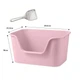 Туалет для кішок Taotaopets 262207 Pink з лопаткою - зображення 3