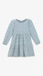 Сукня з візерунком для дівчинки DIFA 26201 128 см Синій shop (2000999467677) - зображення 1