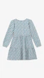 Сукня з візерунком для дівчинки DIFA 26201 128 см Синій shop (2000999467677) - зображення 4