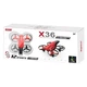 Игрушечный Квадрокоптер на радиоуправлении ТМ SYMA X36 Разноцветный shop (6946702908234) - изображение 2
