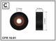 CAFFARO 16-91 Ролик генератора VW Caddy III/T5 1.9TDI /2.0 (натяжний) (70x24) - зображення 1