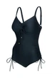 Купальник слитный с мягкой чашкой Aqua Speed 48(XL) Черный (140715) - изображение 3