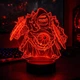Светильник ночник декоративный ручной работы с пультом «Pudge Дота 2» 3D лампа с Led-подсветкой (7 цветов 4 режима) (3DP054) - изображение 1