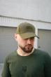 Бейсболка тактична з панеллю Velcro липучка Intruder повсякденна кепка унісекс із дихаючої бавовни хакі one size - зображення 1