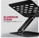 Подставка для ноутбука AXAGON STND-LQB Black (STND-LQB) - изображение 3
