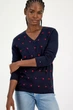 Светр Tommy Hilfiger 44(M) Синій у серці (140457) - зображення 1