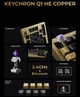 Магнитная беспроводная клавиатура Keychron Q1 HE Copper Edition \ Gateron Double-Rail Magnetic Nebula \ ANSI US - изображение 4