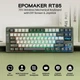 Беспроводная механическая клавиатура RT85 с экраном - изображение 2