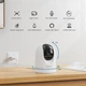 Беспроводные камеры Cinnado D1 2K 360° 2 шт WiFi-камеры для домашней безопасности, видеоняня - изображение 2