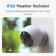 Беспроводная внешняя камера безопасности NOORIO B210 2K WiFi - изображение 2