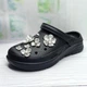 Сабо кроксы женские Dago Style 38 24.5 см чёрные 36472 - изображение 1