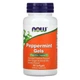 Перечная мята Peppermint Gels with Ginger & Fennel Oils Now Foods 90 капсул - изображение 1
