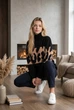 Свитер оверсайз 1035м103 черный one size - изображение 5