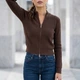 Кофта 1094м103 шоколад one size - зображення 7