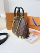 Сумка жіноча Louis Vuitton Alma Trunk BB коричнева монограм (014) - зображення 4