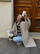 Кардиган з альпаки 021р850 світлий беж one size - зображення 5
