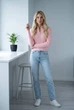 Кофта 1094м103 рожевий one size - зображення 5