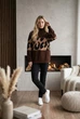 Свитер оверсайз 1035м103 шоколад one size - изображение 6