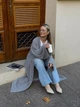 Кардиган з альпаки 021р850 сірий one size - зображення 9