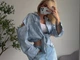 Сорочка в клітинку 2077с1490 світло-блакитний one size - зображення 9