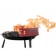 Круглий гриль для пікніка Garden Line BBQ5276 41x33.5x46.5 см вугільний на ніжках з решіткою для барбекю переносний для дачі саду кемпінгу туристичний мангал для приготування м’яса овочів - зображення 5