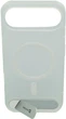 Etui Evelatus Rubber Coated MagSafe With Stand do Apple iPhone 17 Air Srebrny (EVEAPP17ARCMSCS) - obraz 2