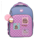 Рюкзак школьный каркасный для девочки 1-4 класс YES Pusheen Пушин Playful S-78 (Yes 559864) голубой сиреневый - изображение 3