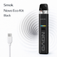 Под система Smok Novo Eco Black многоразовая электронка до 30 Вт вейп 1000 мАч смок ново эко черный - изображение 1