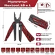 Мультитул 16-в-1 NexTool NE20286 универсальный многофункциональный складной EDC инструмент с плоскогубцами ножом пилой отвертками открывалкой ножницами напильником чехол на ремень для туризма рыбалки походов кемпинга и ремонта - изображение 10