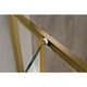 Душевая кабина без поддона Koer SR SC09-90x90x200-L-TR-12 прозрачное стекло Easy Clean 6мм Матовое золото (KR5684) - изображение 6