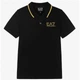 Поло для мальчика EA7 Emporio Armani 152 см 8NBF51 чорно-жовте - изображение 1