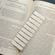 Прозрачные пластиковые стикеры для книг, 200 штук, однотонные стикеры-закладки, липкие закладки. з-207 - изображение 2