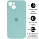 Чохол Premium Silicone case з захистом камери для iPhone 13 Full Camera Protective mint 9707 - зображення 1