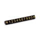 Набор пластиковых ценников Lesko SJX-HDY-XH-0-9 Black + Gold с цифрами 100 шт на витрину - изображение 2