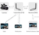 Комплект 2 шт передатчик и приемник Беспроводной HDMI Plug and Play адаптер для передачи видеосигнала видеопередатчик аудио и видео удлинитель сигнала для бизнес-презентаций TX RX WiFi до 100 метров для ПК ТВ ноутбука - изображение 4