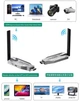 Комплект 2 шт передатчик и приемник Беспроводной HDMI Plug and Play адаптер для передачи видеосигнала видеопередатчик аудио и видео удлинитель сигнала для бизнес-презентаций TX RX WiFi до 100 метров для ПК ТВ ноутбука - изображение 5
