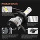 Лампи LED H7, CSP chips 300W/30000LM/6000K/9-24V/White - зображення 5