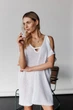 Вязаная туника Тренд ART KNIT белая, S-M 044566 - изображение 2